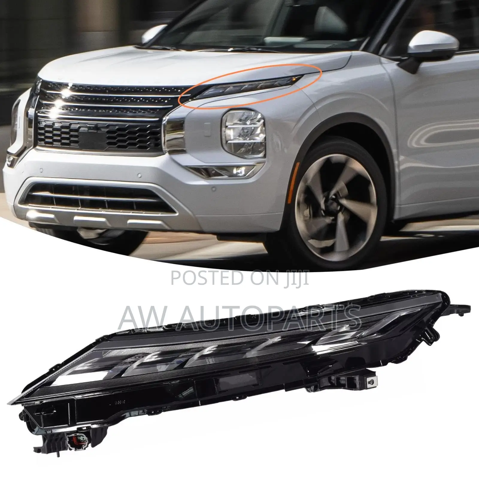 Mitsubishi Outlander 2023-2025 Front Bumper Complete With Corner Lamp