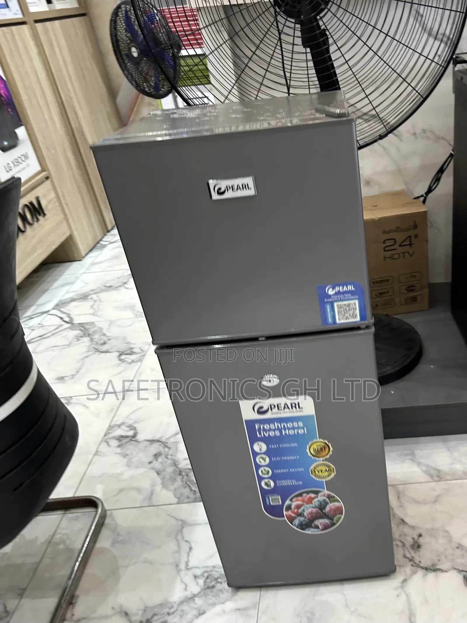Astonish New 2 Doors Pf-126-5e 80liters Pearl Top Mount Fridge