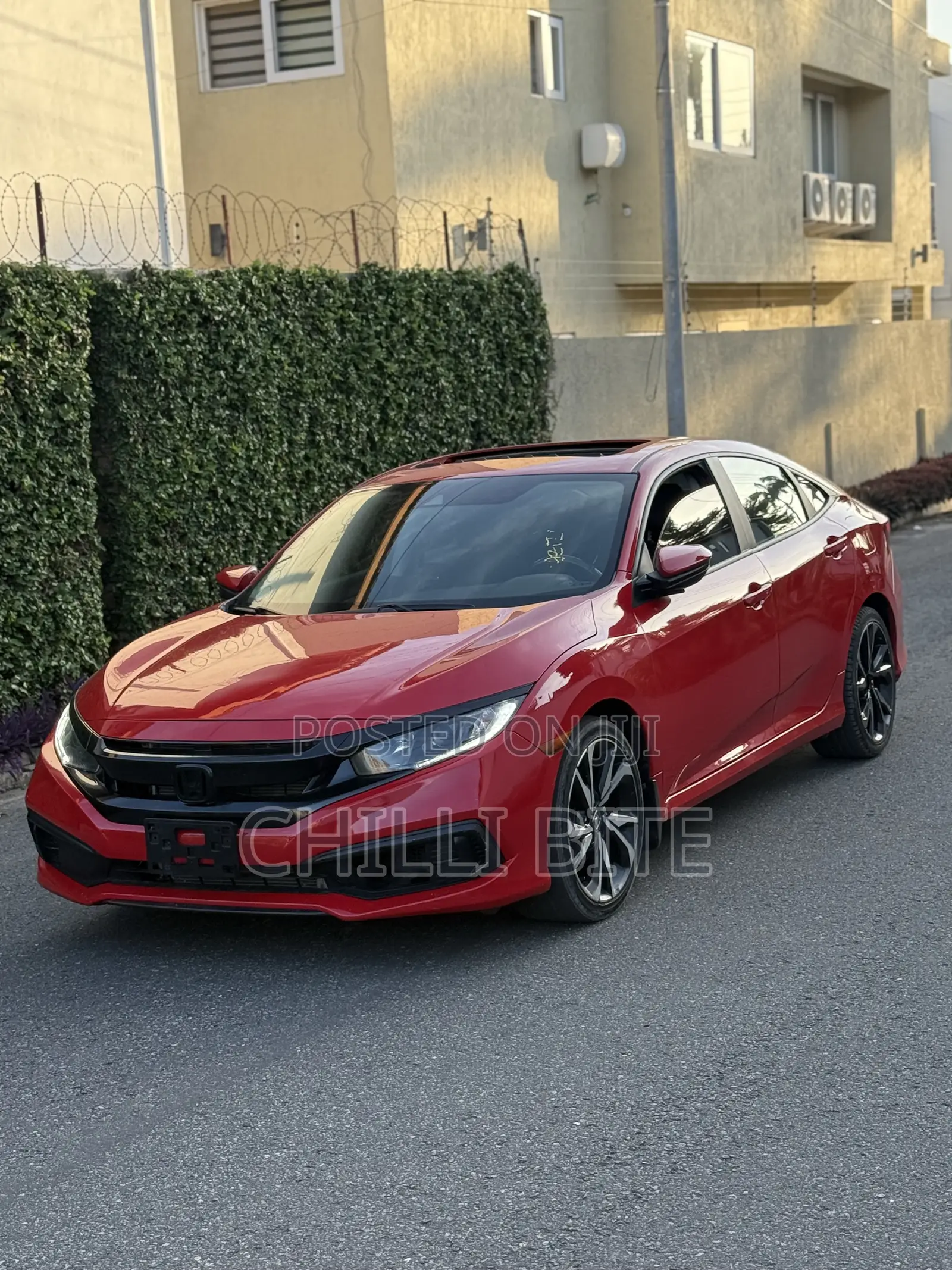 Honda Civic EX Sedan 2019 Red