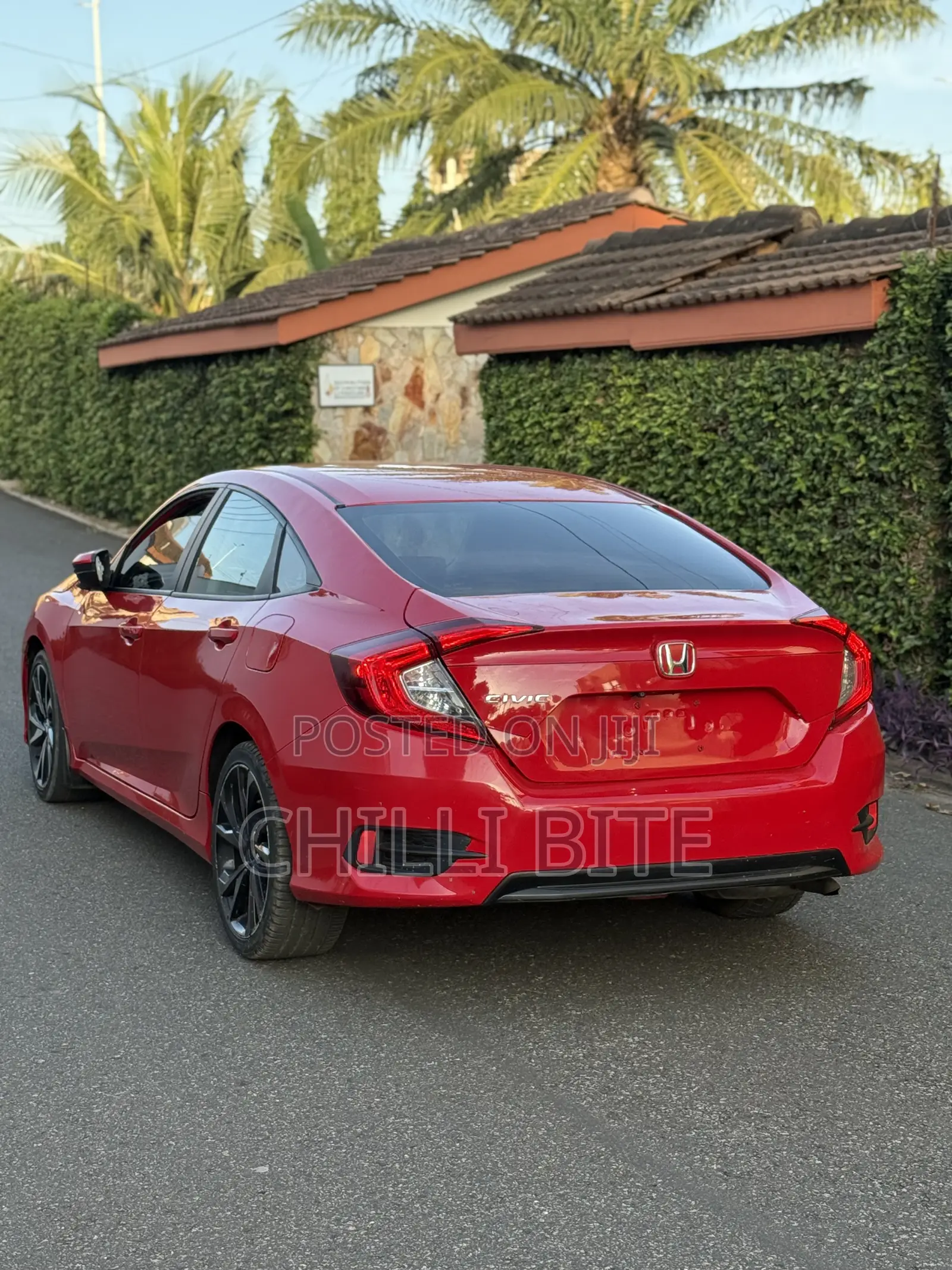 Honda Civic EX Sedan 2019 Red