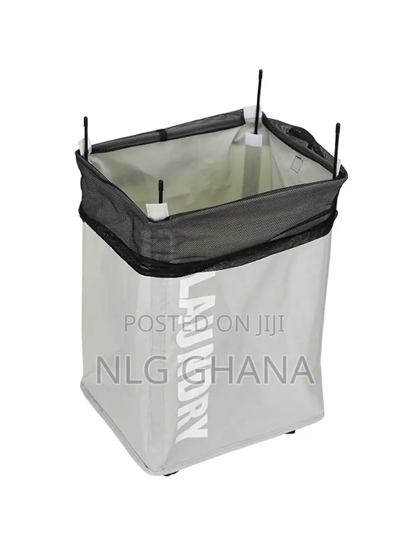Large Oxford Waterproof Laundry Basket With Leather Handle. Ghx2911