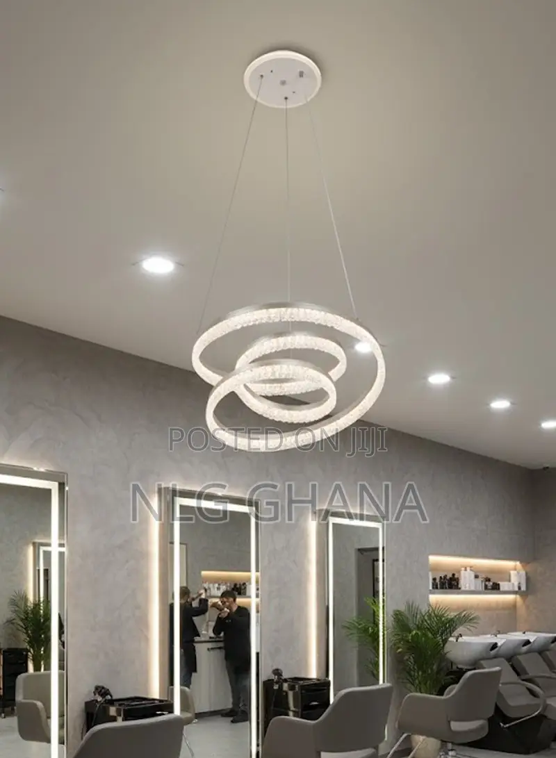 Led Spiral Hanging Ceiling Light Fixture. Ghx7349