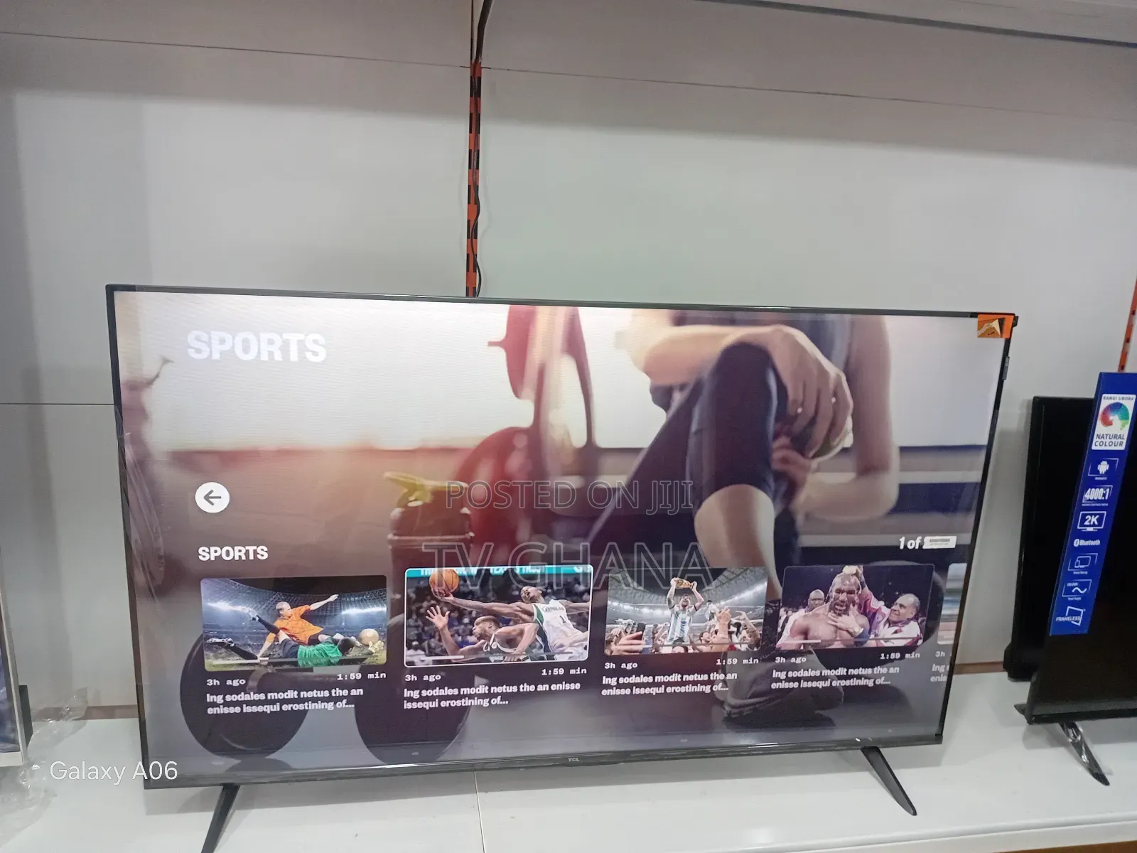 **Tcl 43” Smart Tv – Big Display, Smart Living
