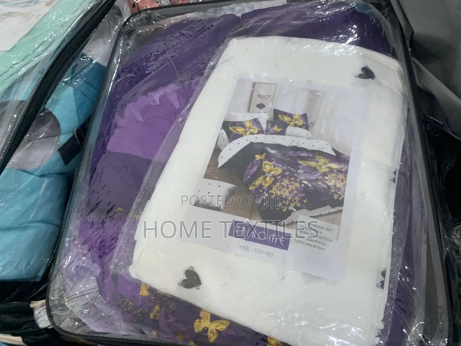 Violet 3d 7 Pieces Duvet Sets for Honeymoon
