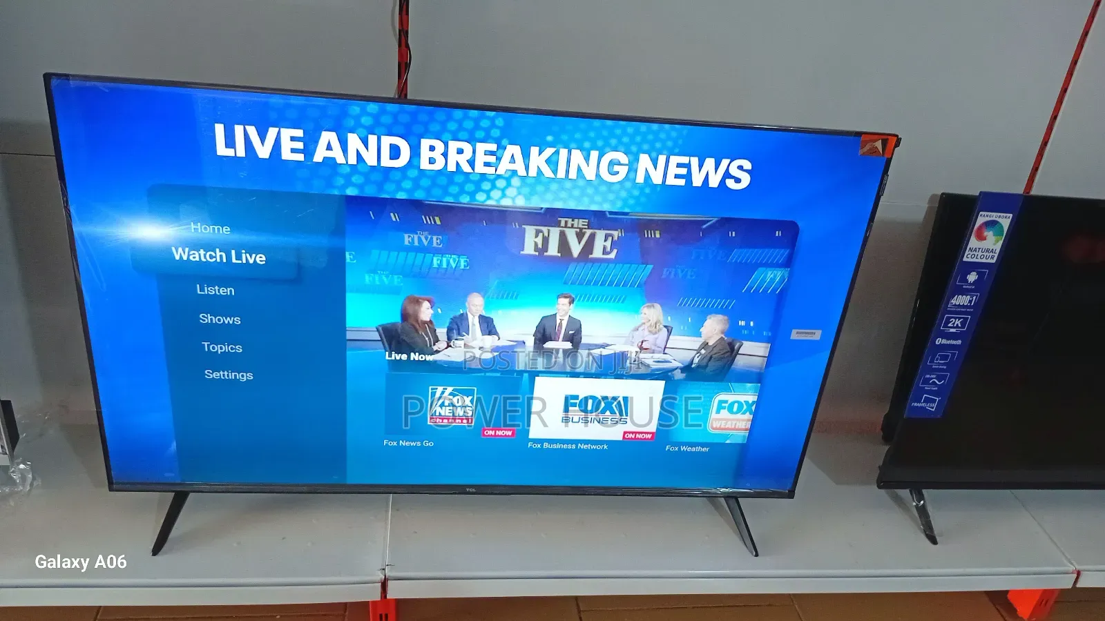 Cine Max TCL 50inches Qled Smart Tv Cool TCL 50inches Smart Tv