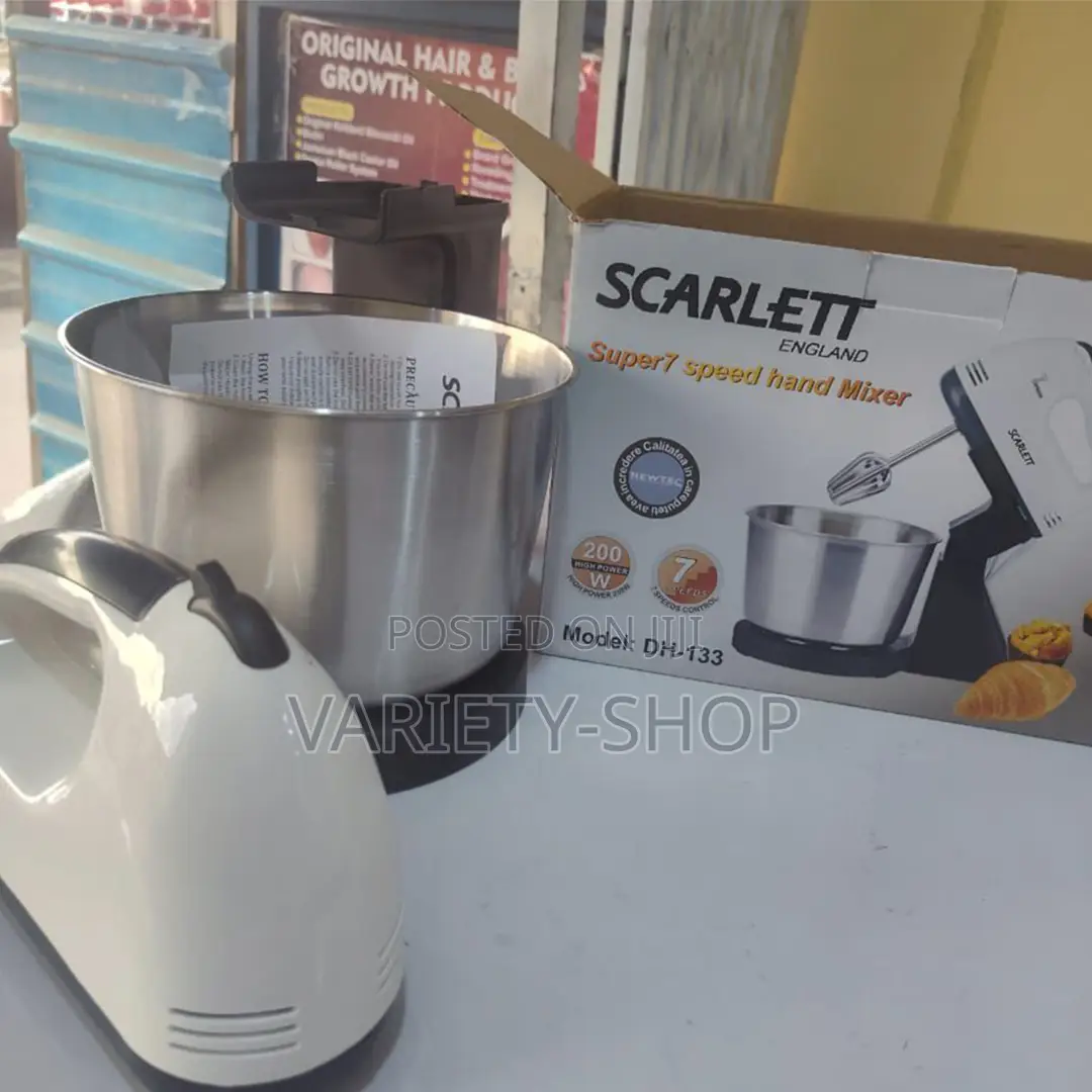 Scarlett 200w Hand Mixer – Multi-function