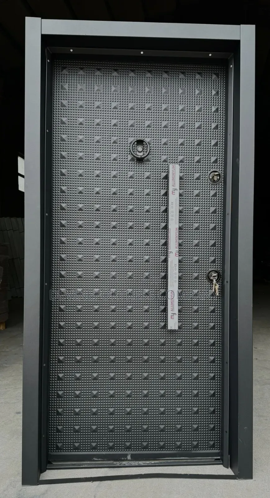 Heavy Duty Turkish White Security Door for All Weather