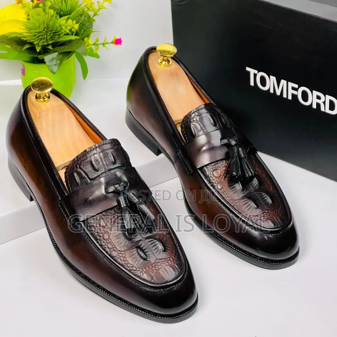 Tom Ford Ring My Bell Mens Brown Leather Shoe