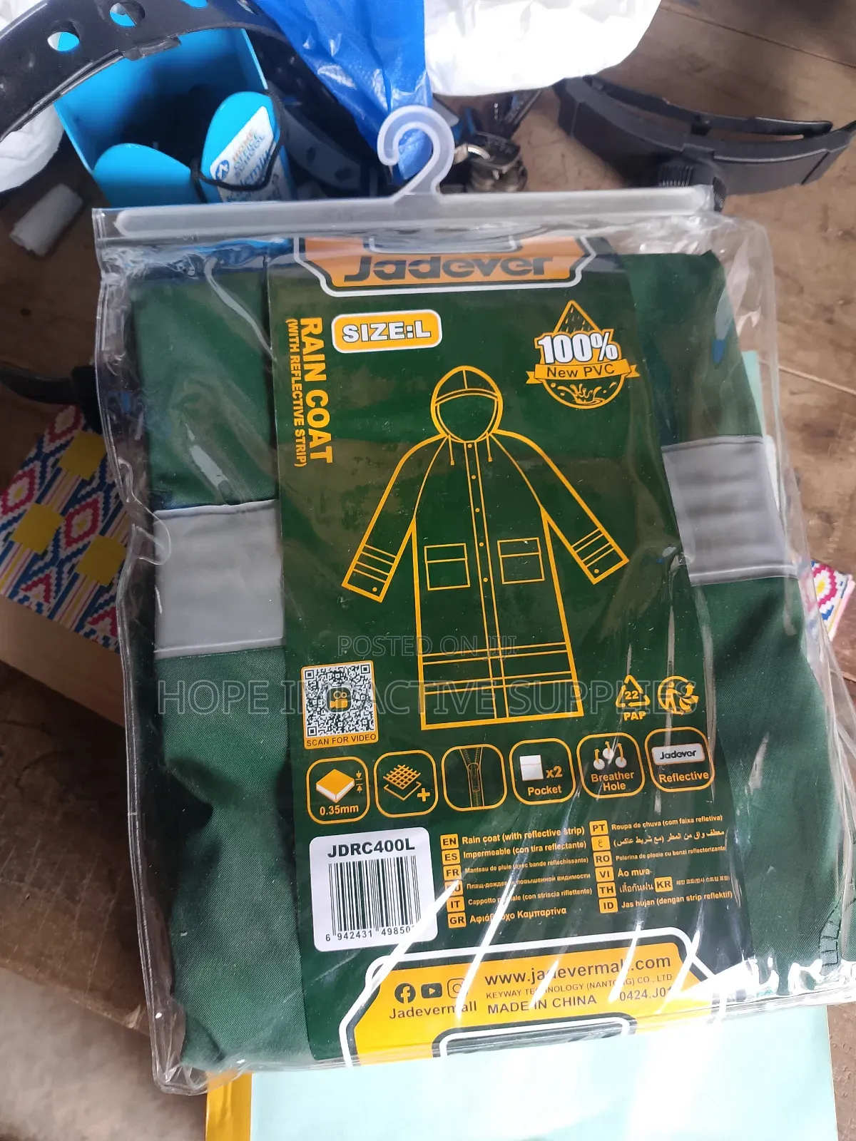 Quality Raincoat (Pvc).