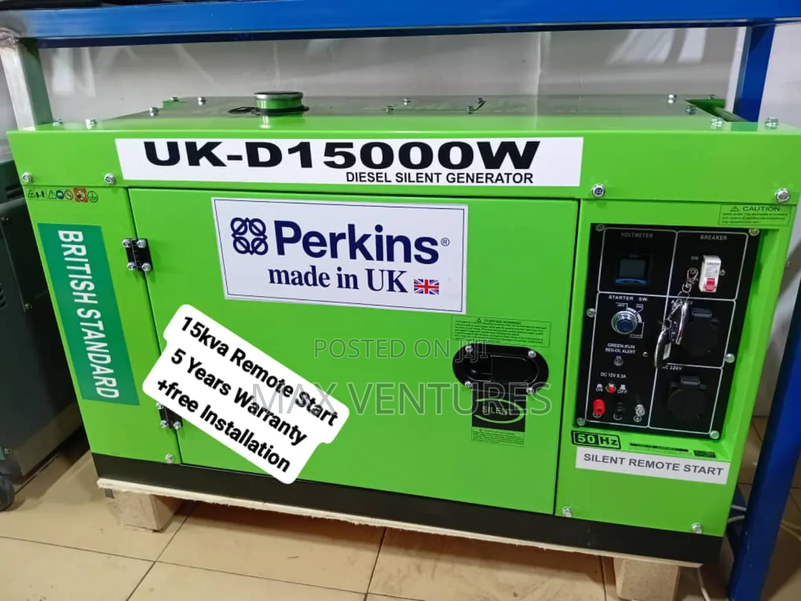 Perkins 15kva Diesel 15000watts Household Power Station
