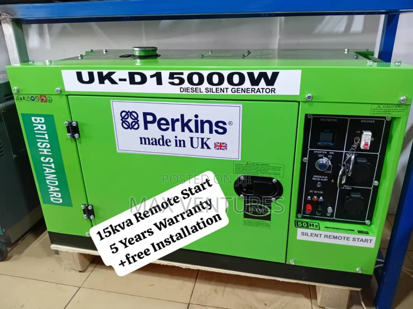 Fuel Efficient 15000watts Diesel Generator Perkins Power House