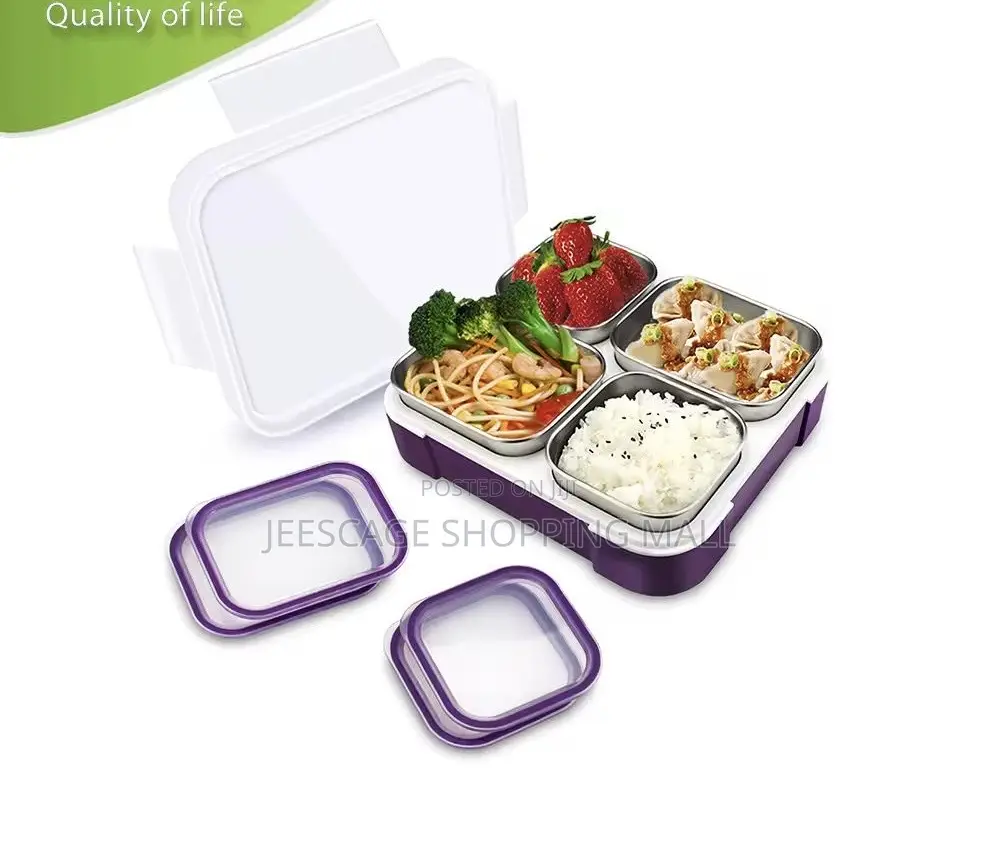 4 Compartment Bento Lunch Box