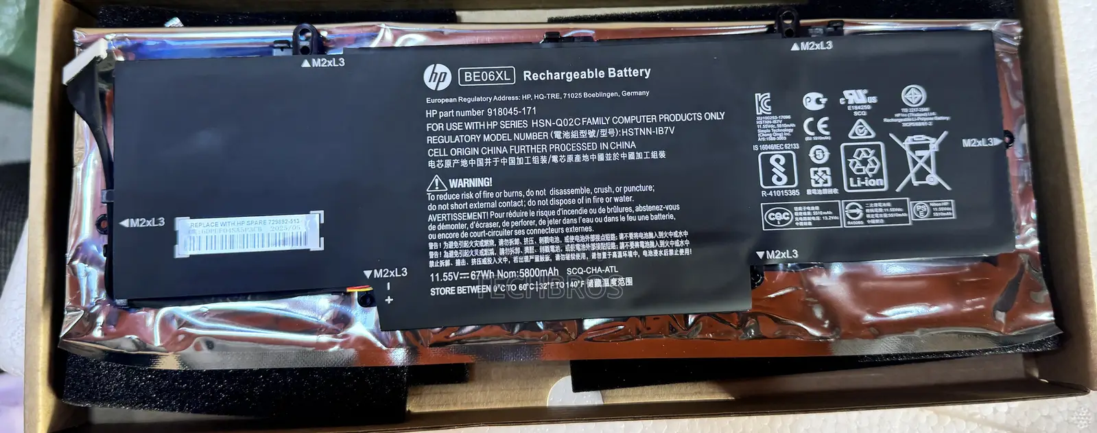 Original Dell Battery Be06xl For Elitebook 1040 G4