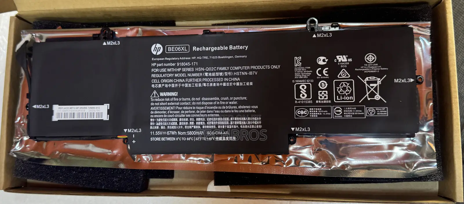Original Dell Battery Be06xl For Elitebook 1040 G4