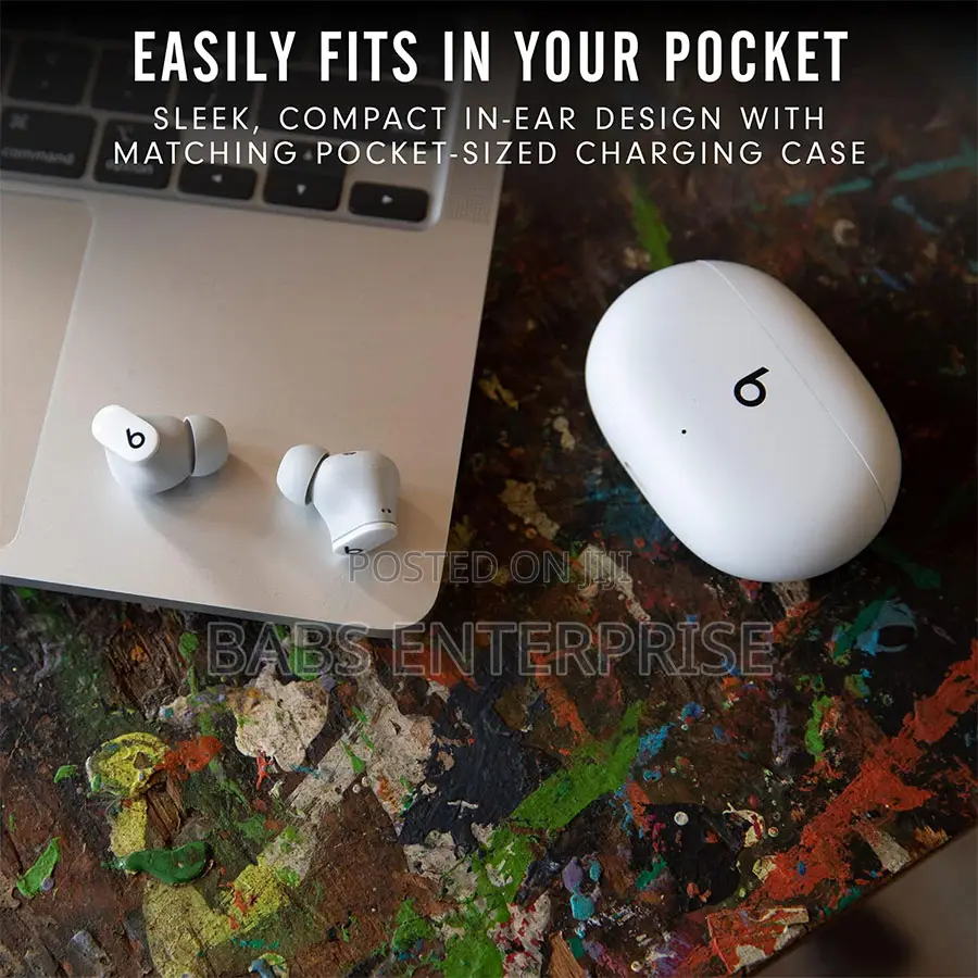 Beats Studio Buds True Wireless Noise Cancelling Earphones – White