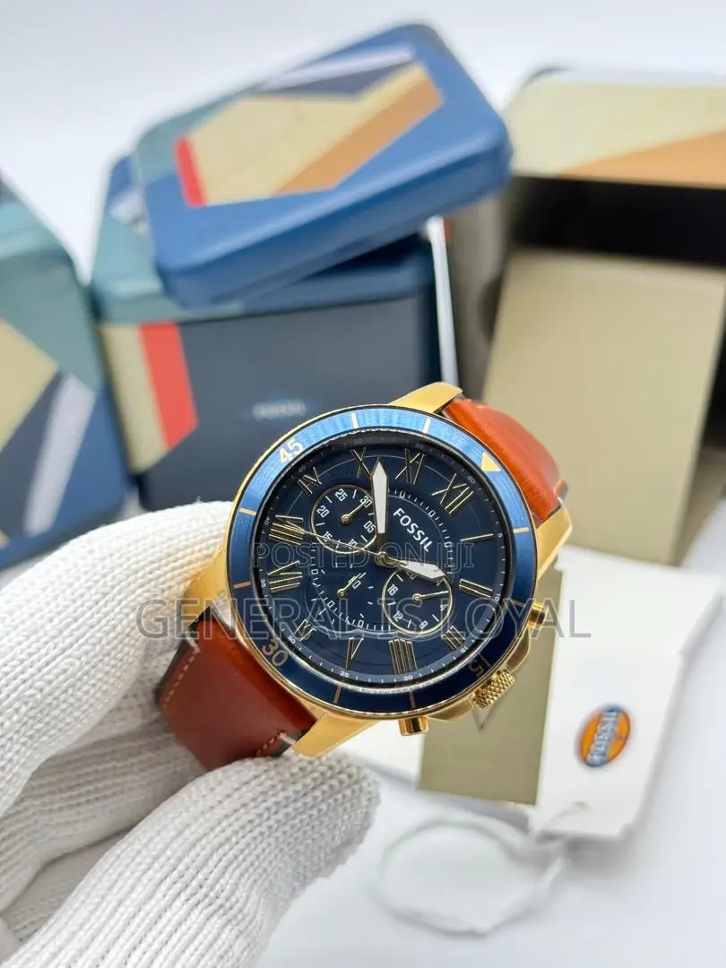 Fossil Men’S Watch With Original Leather