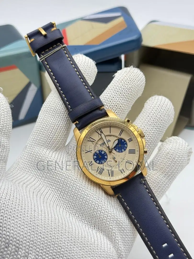Fossil Men’S Watch With Original Leather