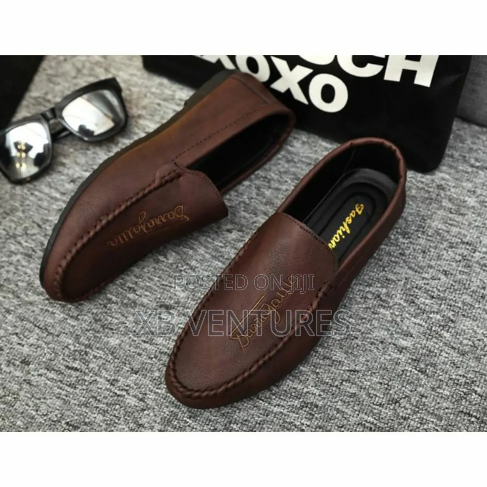 Men's Business Slip-on/Loafers Casual All-Match - Black