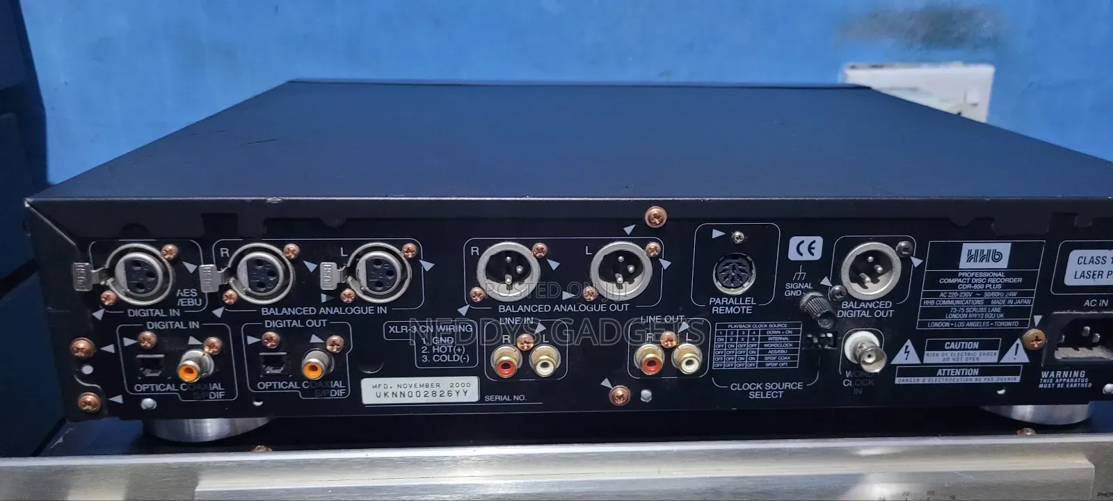 HHB CDR-850 Plus Cd Player Recorder