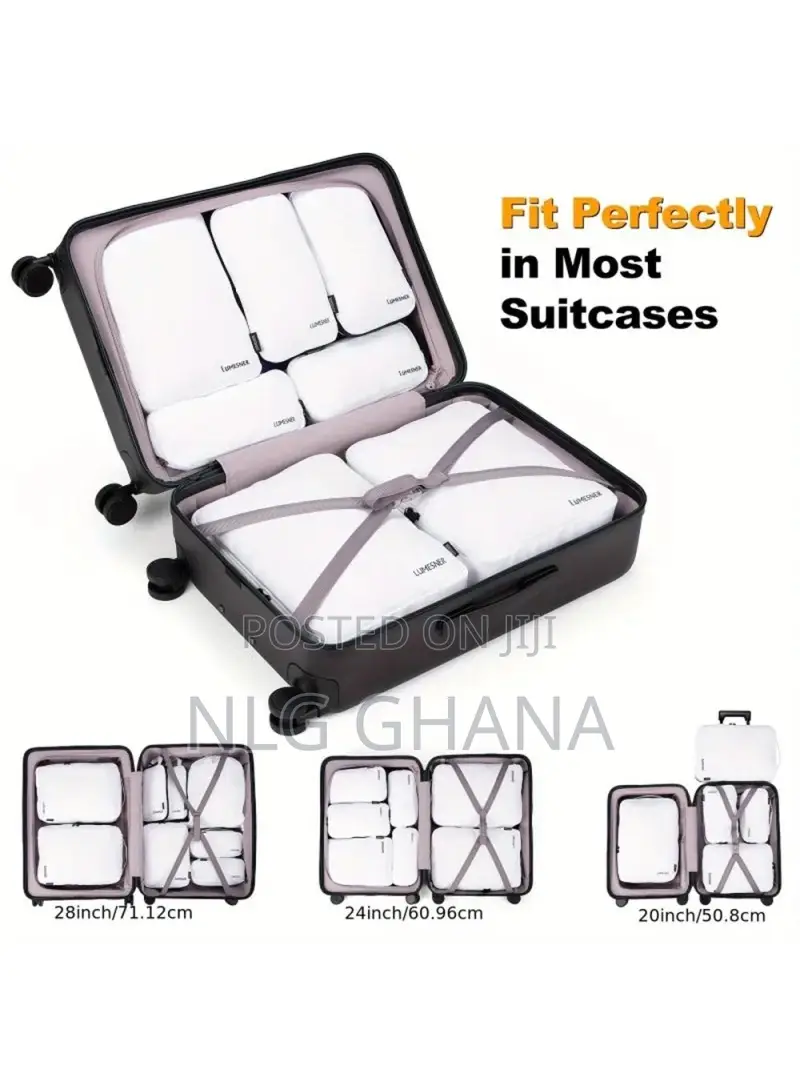 8pcs Travel Organizer Set Outdoor Trips Tote Pouch. Tvx28107