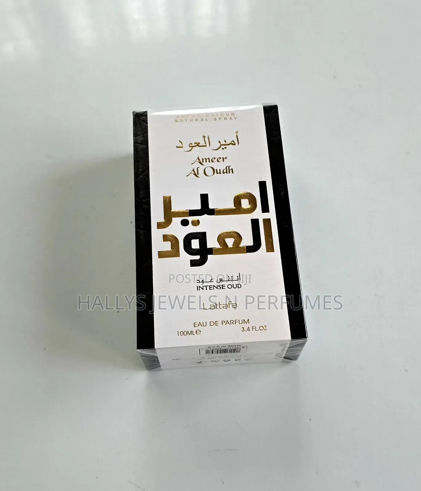 Ameer Al Oudh Intense Oud Perfume by Lattafa, 100ml, Unisex