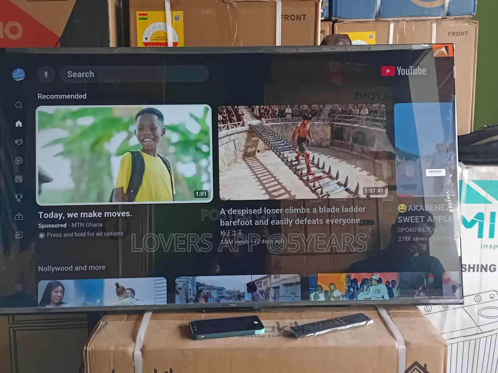 TCL 50 Tv – Mint Condition Smart TCL