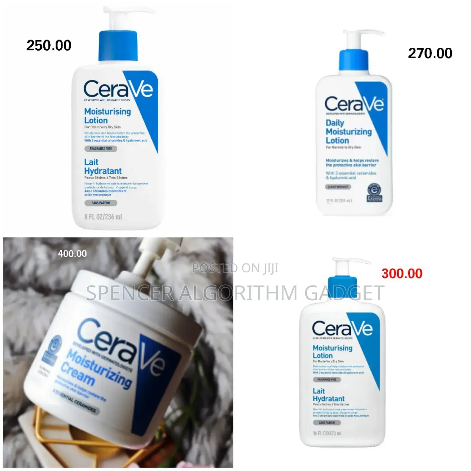 Cerave Moisturising Lotion/ Cream for Dry Skin
