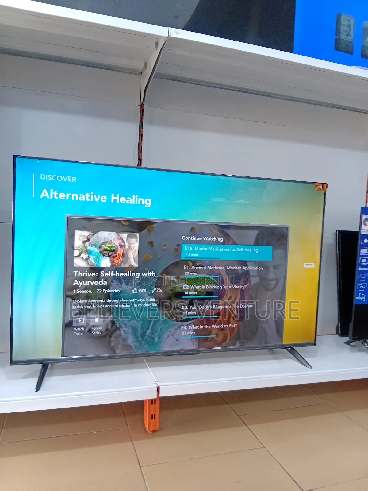 Classical Design Resolution Qled Display TCL Smart Tv 43inches