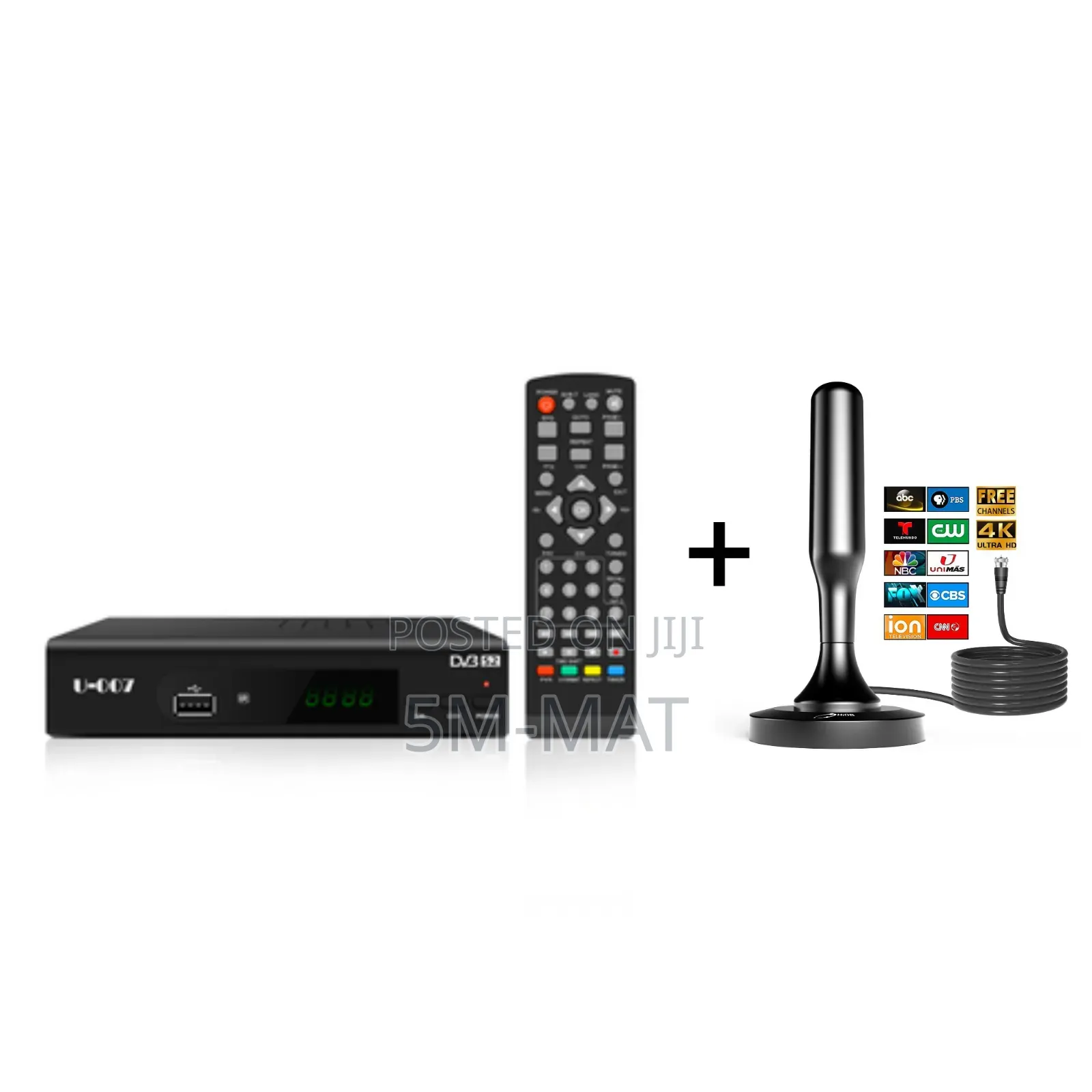 Portable Full Hd Digital Decorder With Indoor Digital Antenna
