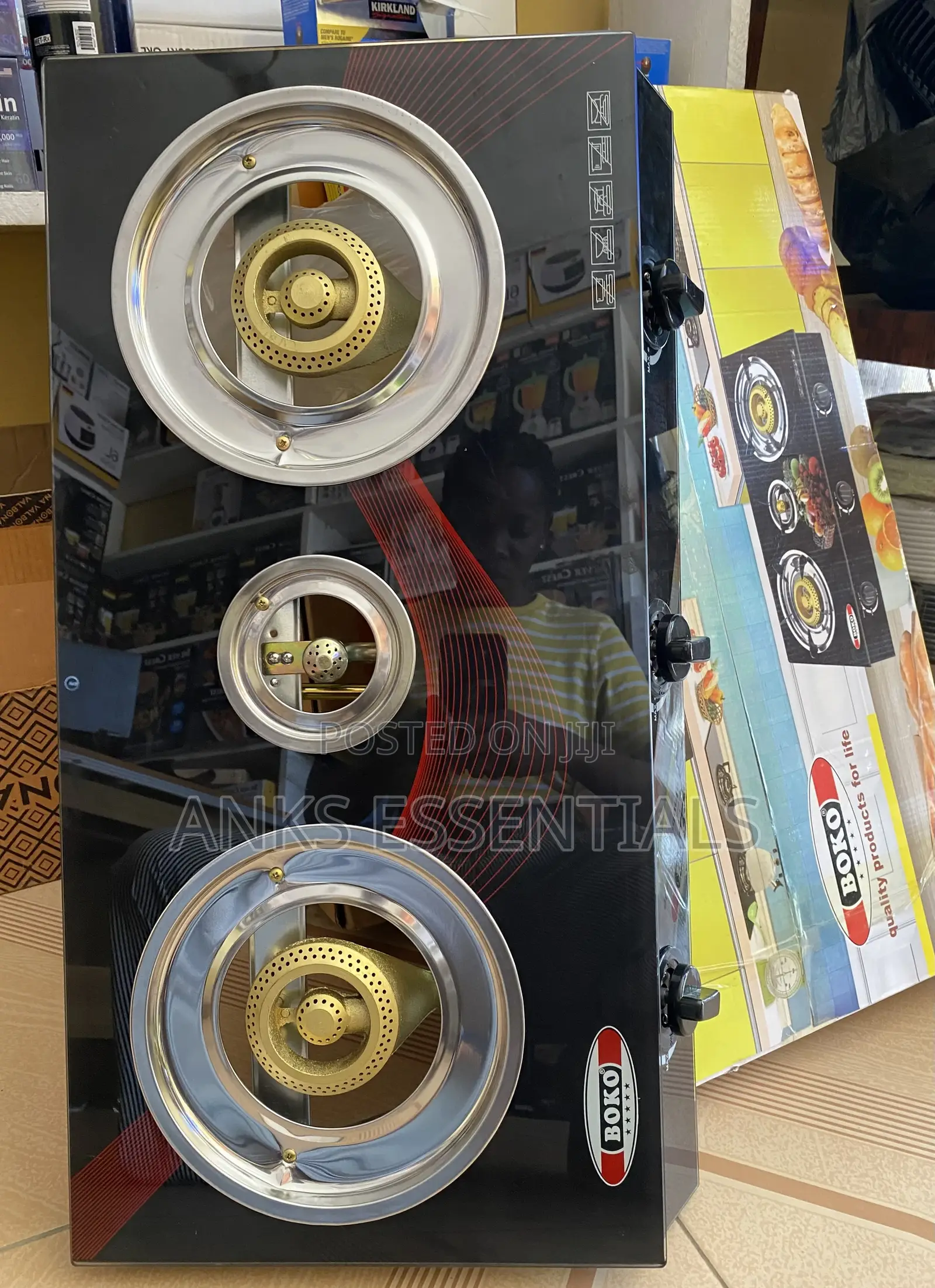 Original Boko 3 Burner Gas Cooker – Heavy Duty
