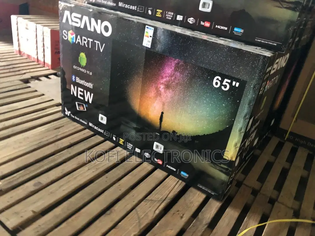 Asano 65” Ultra Hd Android Tv Big Screen, Smart Experience