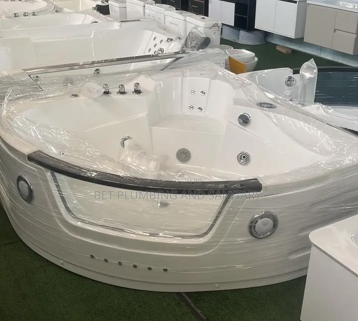 European Sensor Jacuzzi Bathtub _Built in Speaker and Led Bathtub
