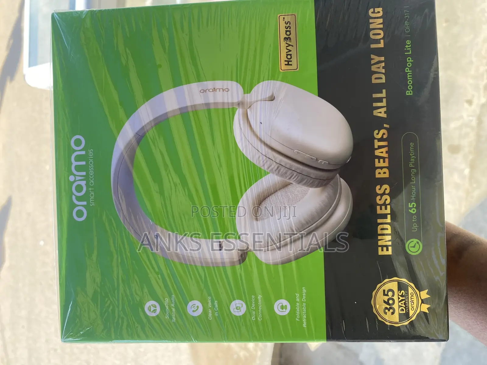 Oraimo Boompop Lite Headphones – Long Battery Life
