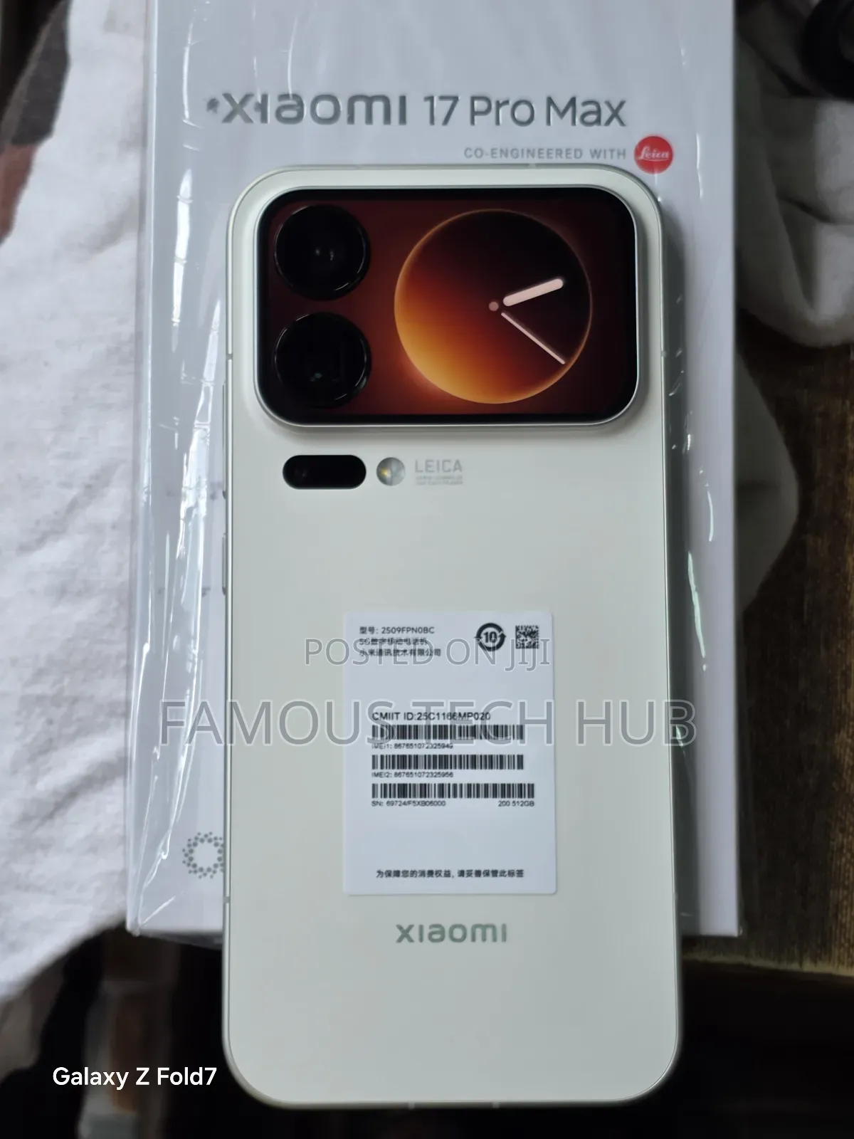New Xiaomi 17 Pro Max 512 GB White