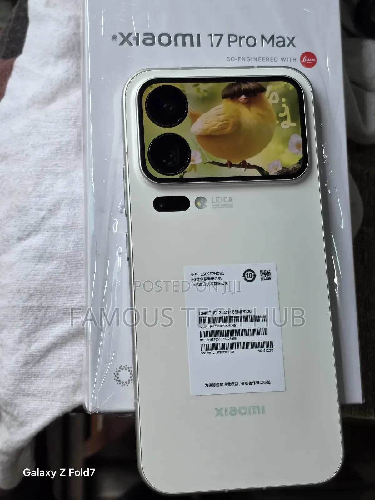 New Xiaomi 17 Pro Max 512 GB White