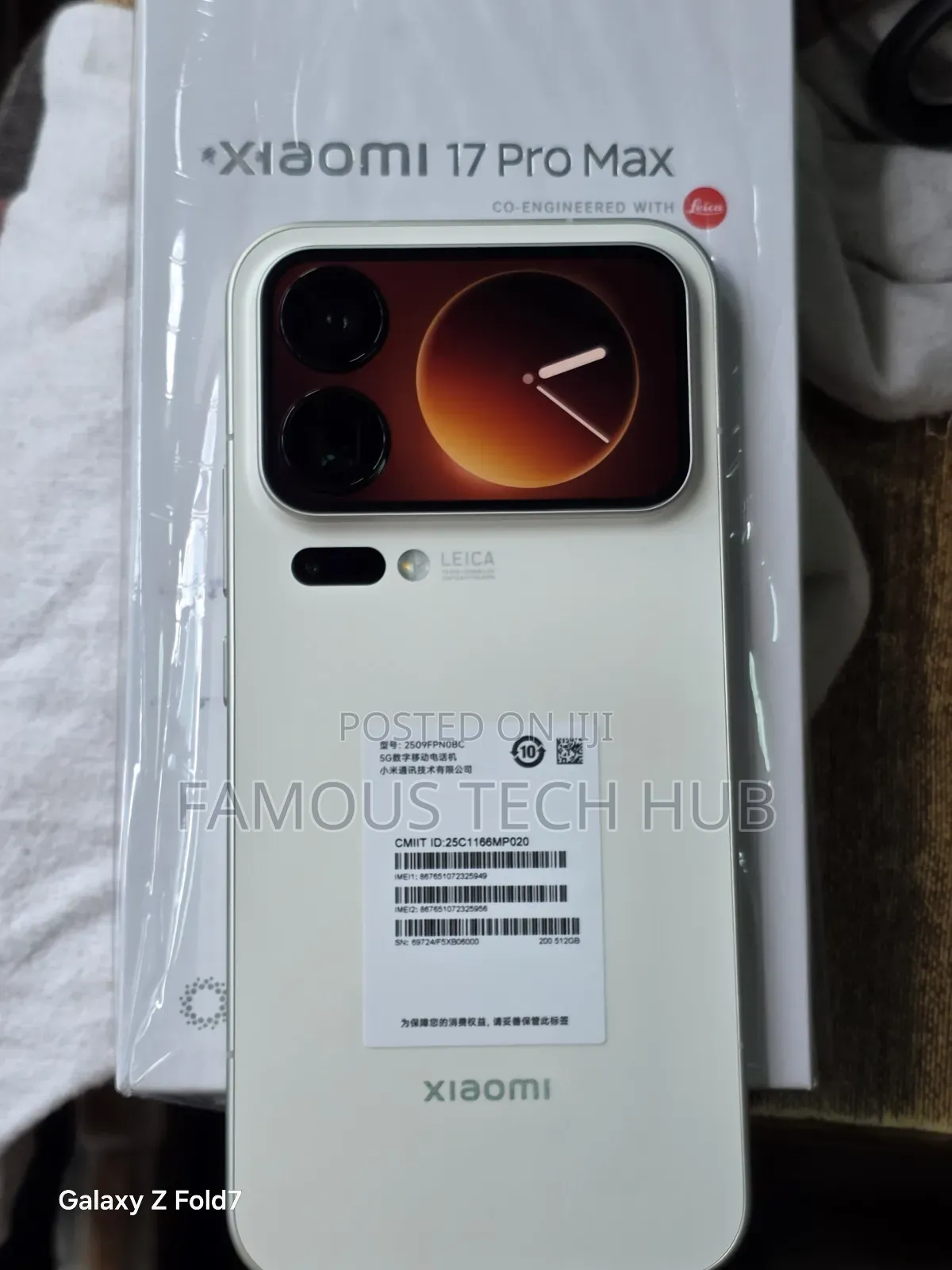 New Xiaomi 17 Pro Max 512 GB White