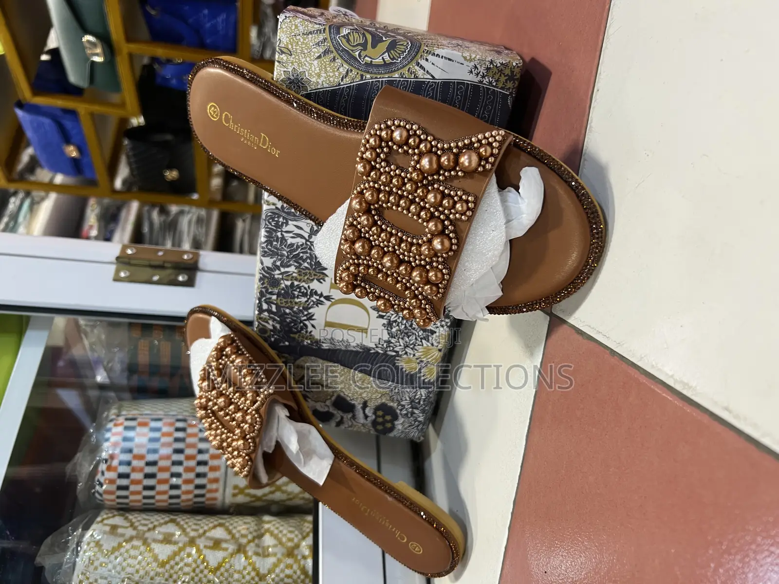 Quality Dior Boxed Slippers