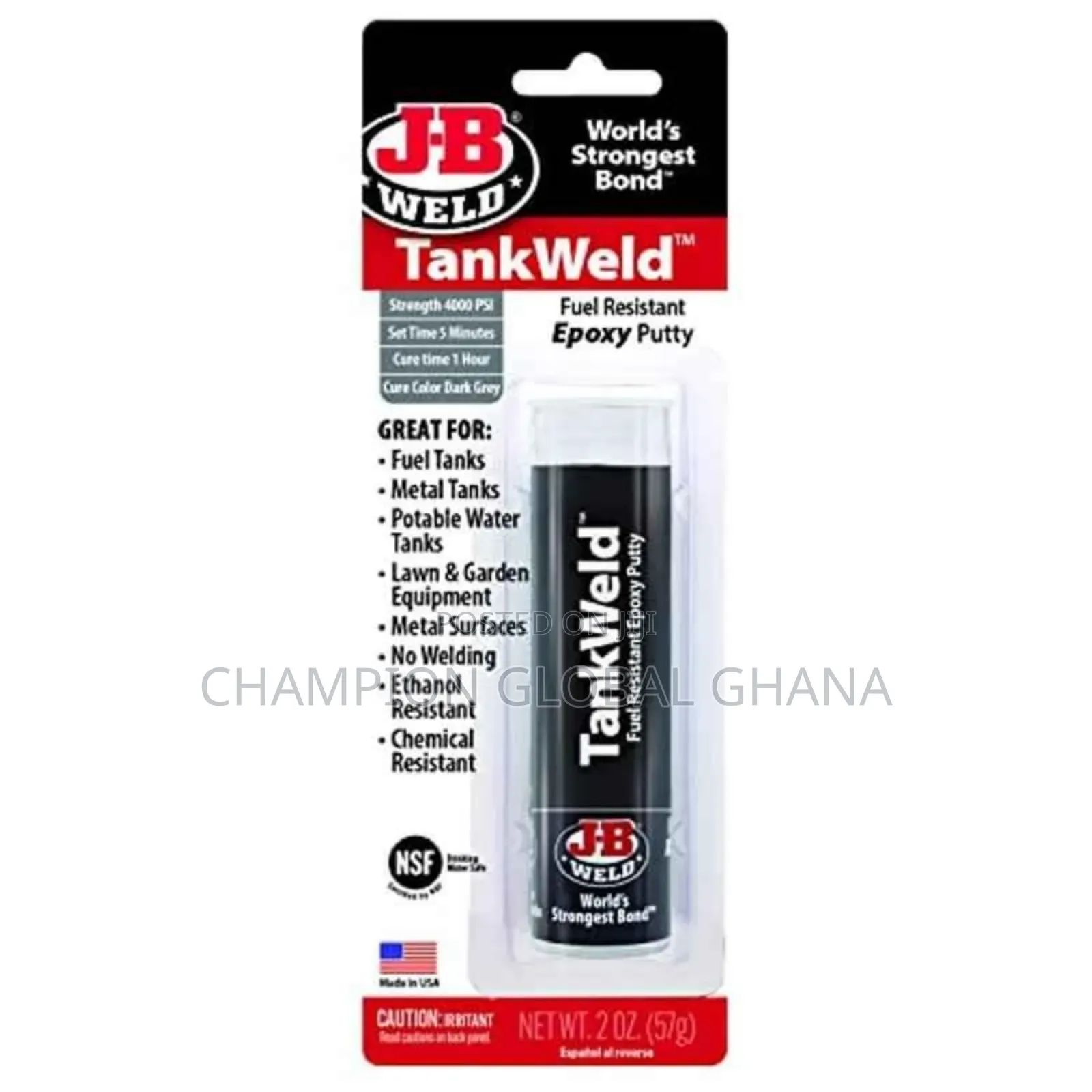 Jb Weld Tankweld for Tanks Leakage Repairs
