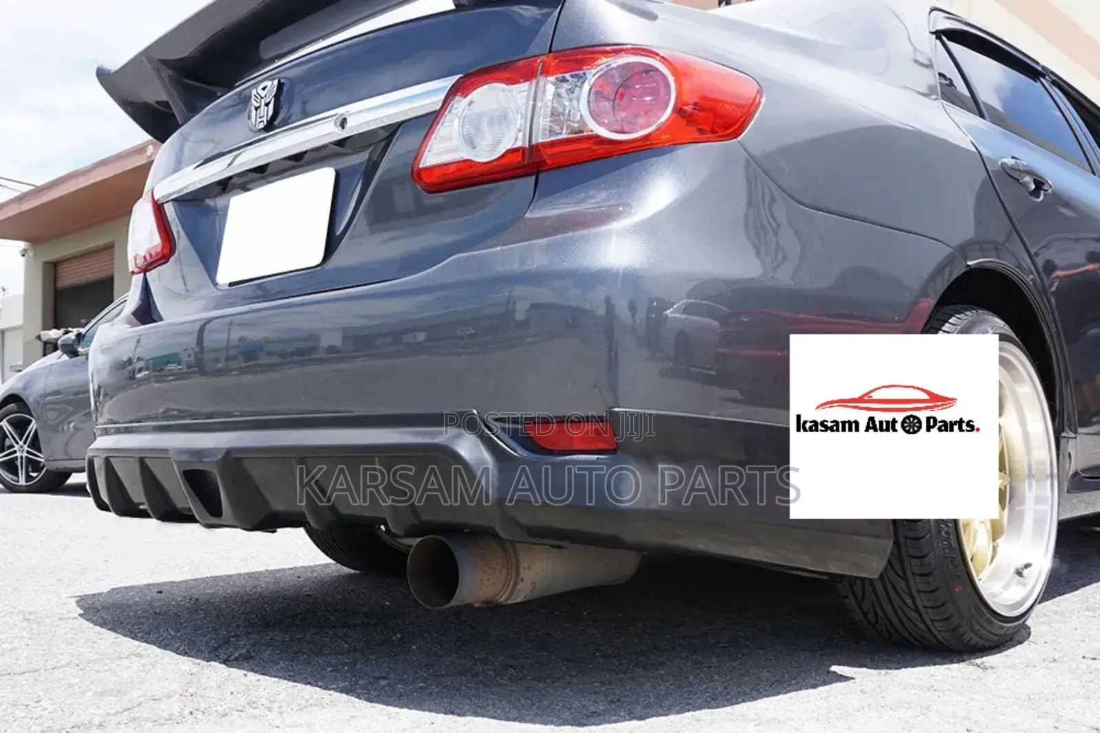 Corrolla 2009-2012 Rear Back Spoiler Diffuser
