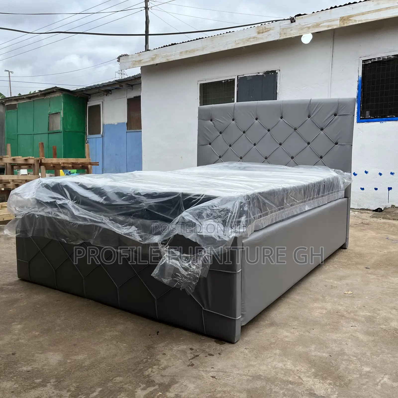 Double Bedframe With Double Mattress Available