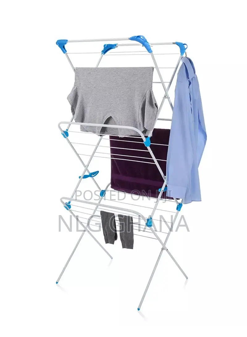 3-Tier Indoor Outdoor Portable Clothes Drying Rack. Ghx4856