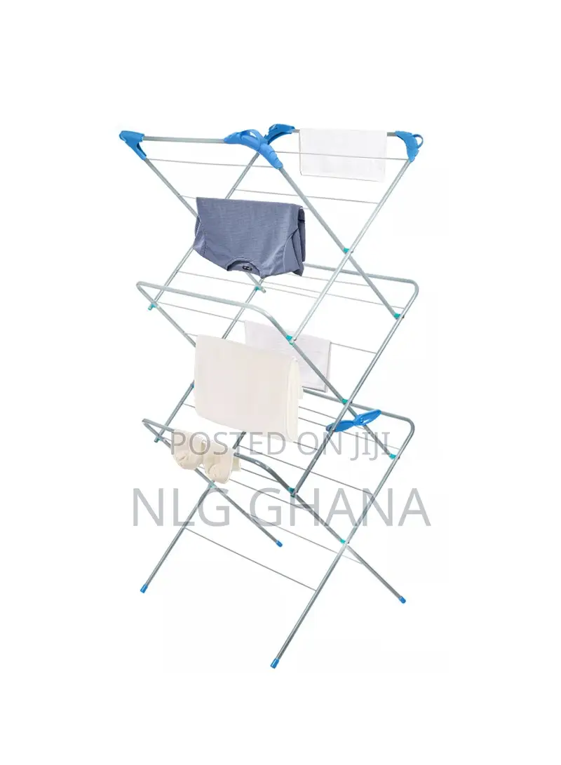 3-Tier Indoor Outdoor Portable Clothes Drying Rack. Ghx4856