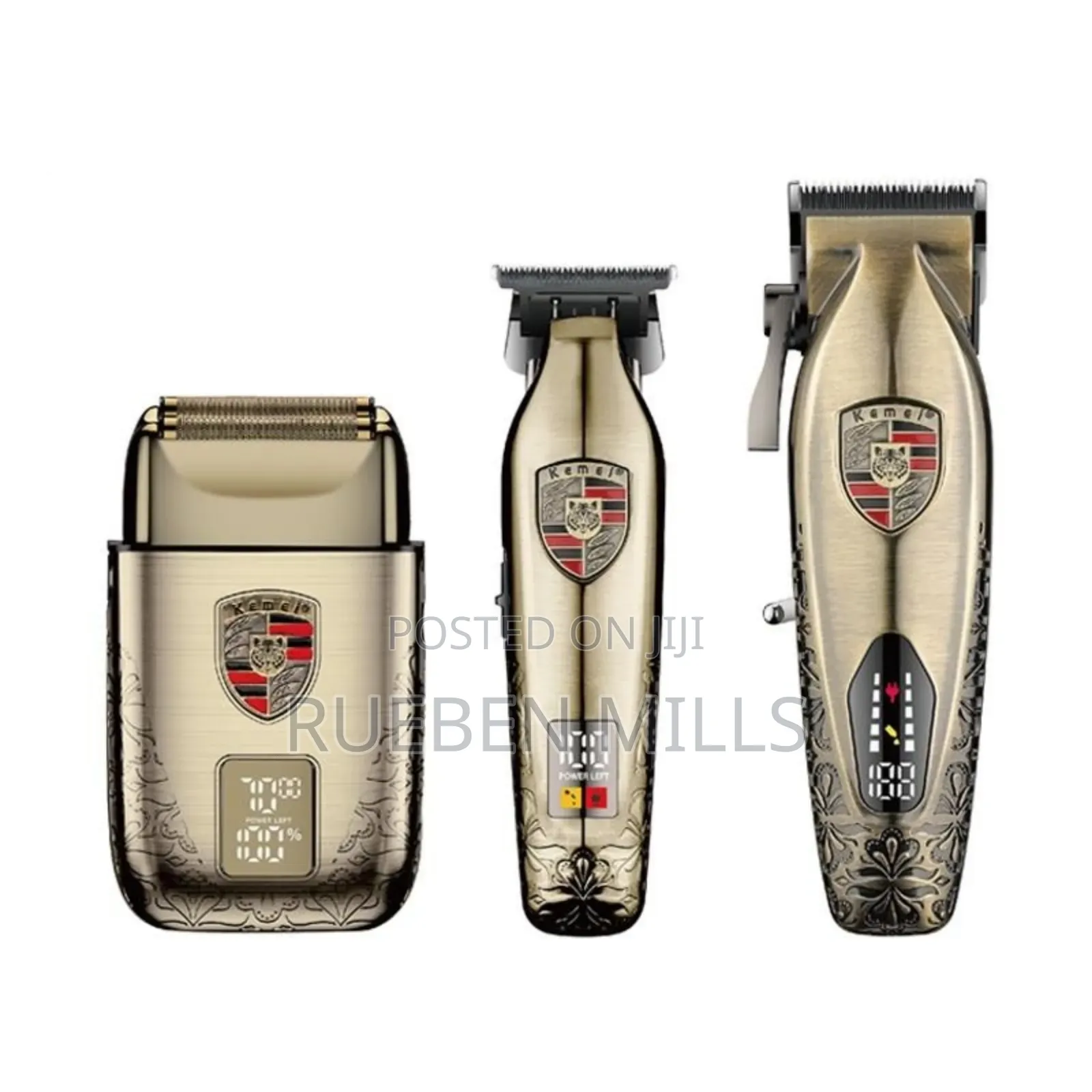 Elegant Complete Set Cordless Hair Clipper Barbering Shaving Machine