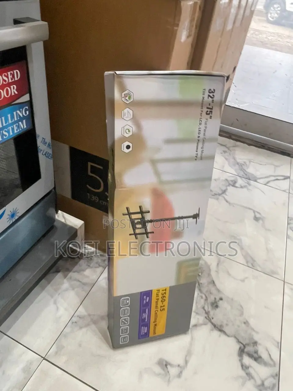 Heavy-duty Flat Panel Ceiling Mount 32-75”