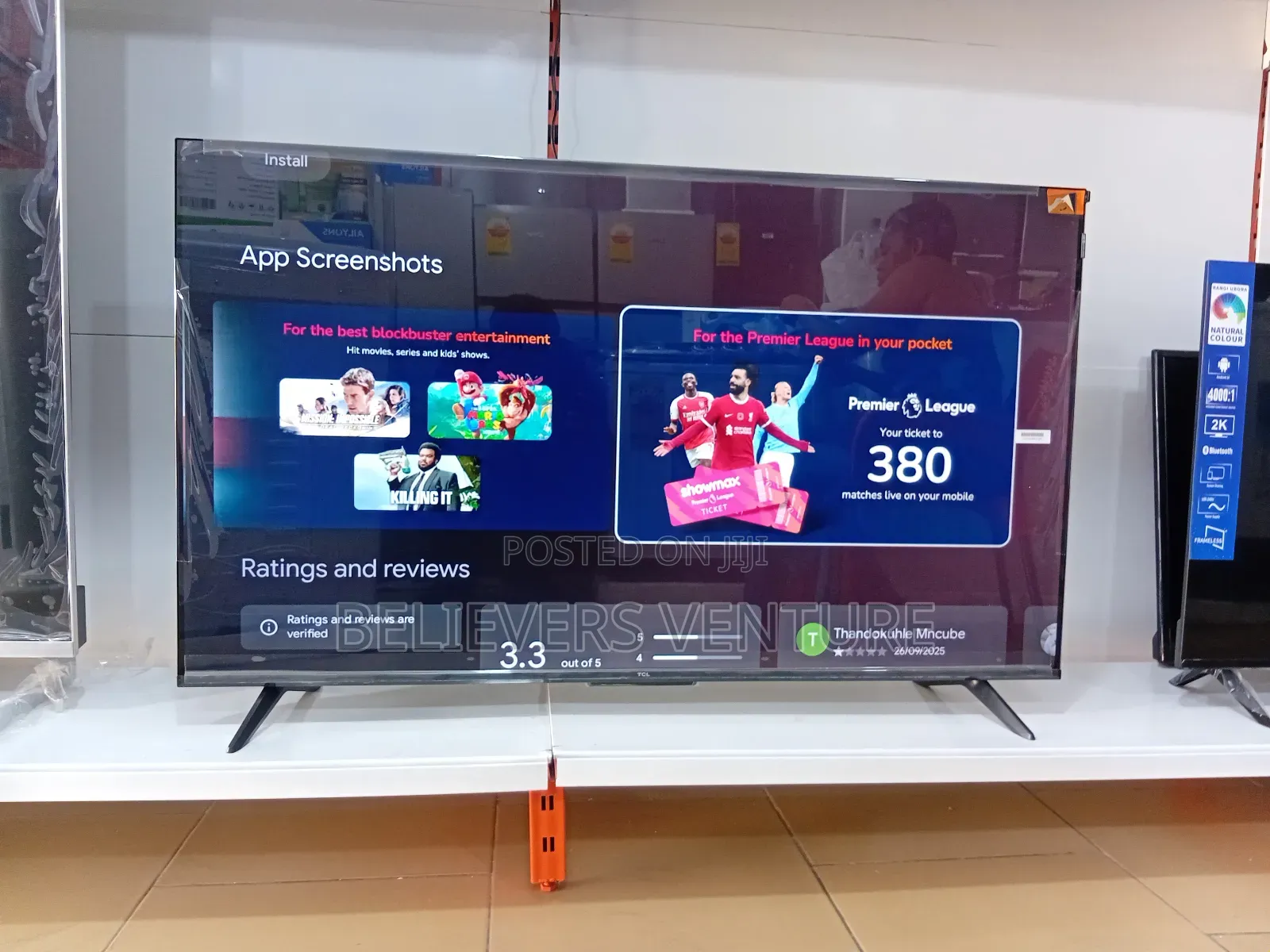 43s5k Model TCL Google Tv Qled Display 50inches Available Now