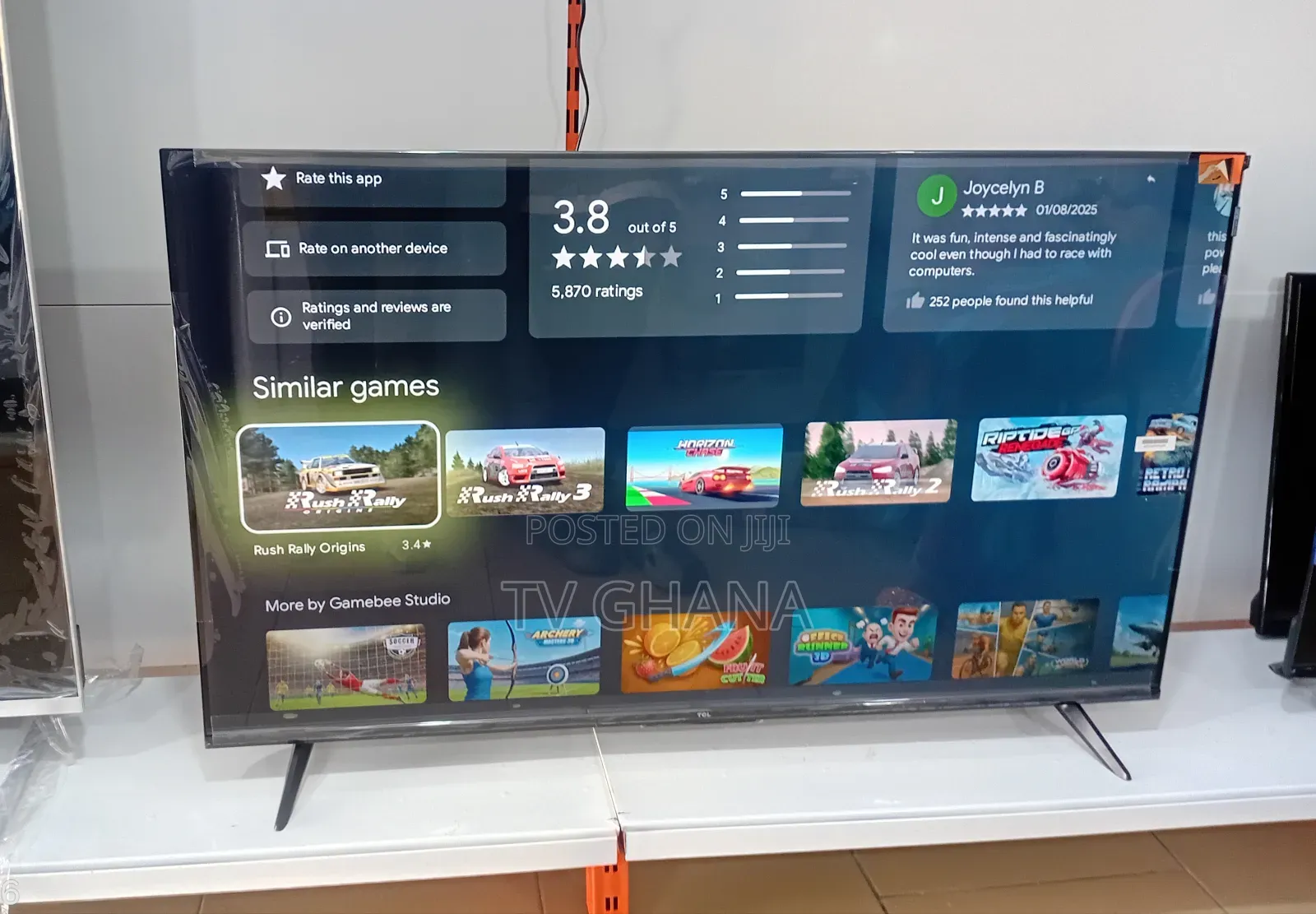 TCL 50” Smart Led Tv – Smooth Streaming, Smart Display