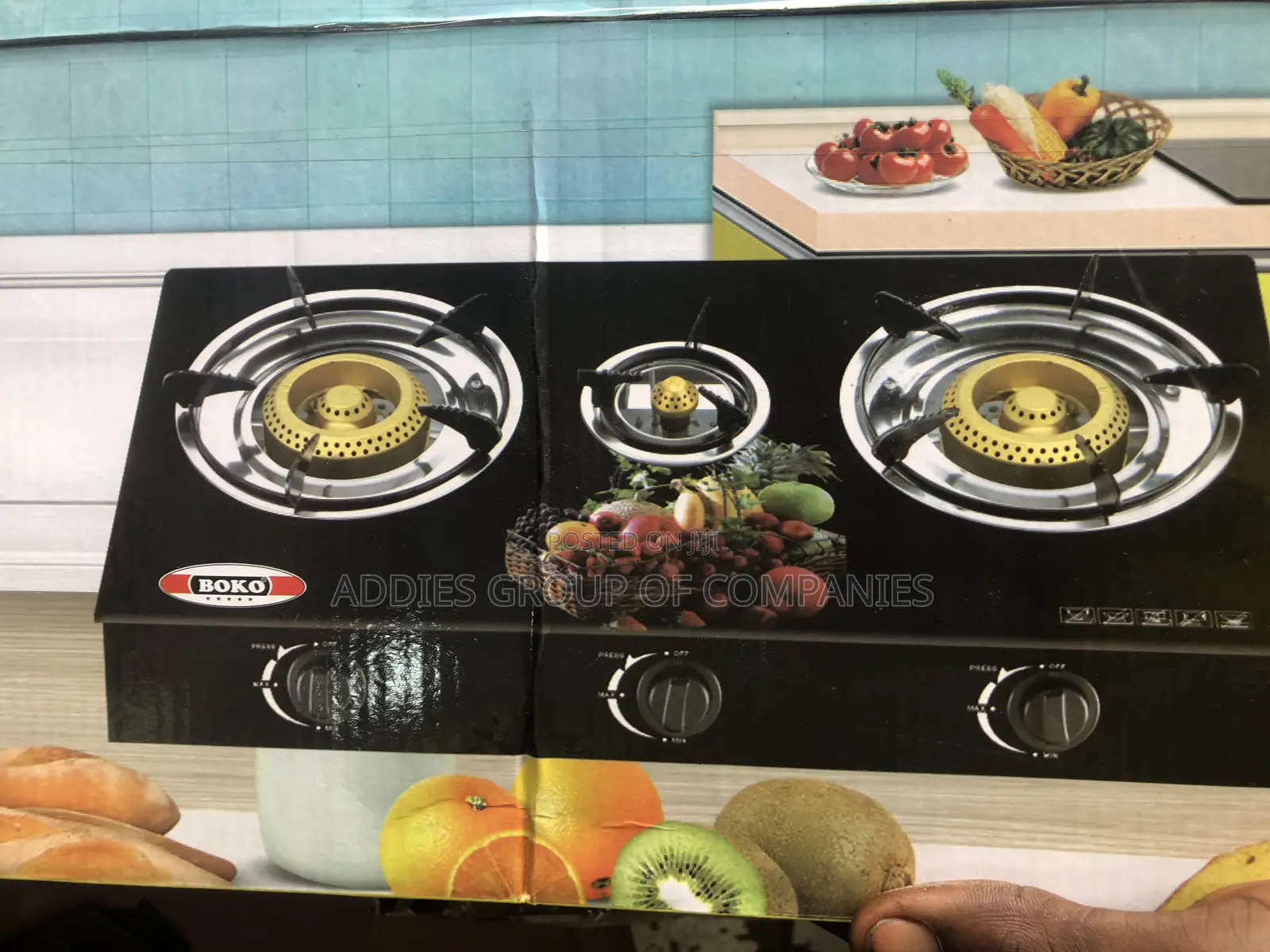 3in1 Glass Stove