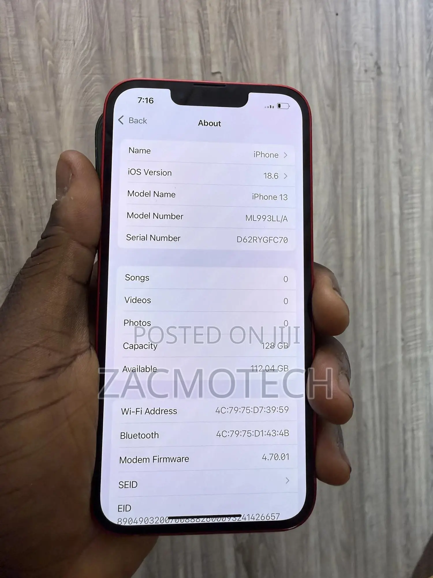 Apple iPhone 13 128 GB Red