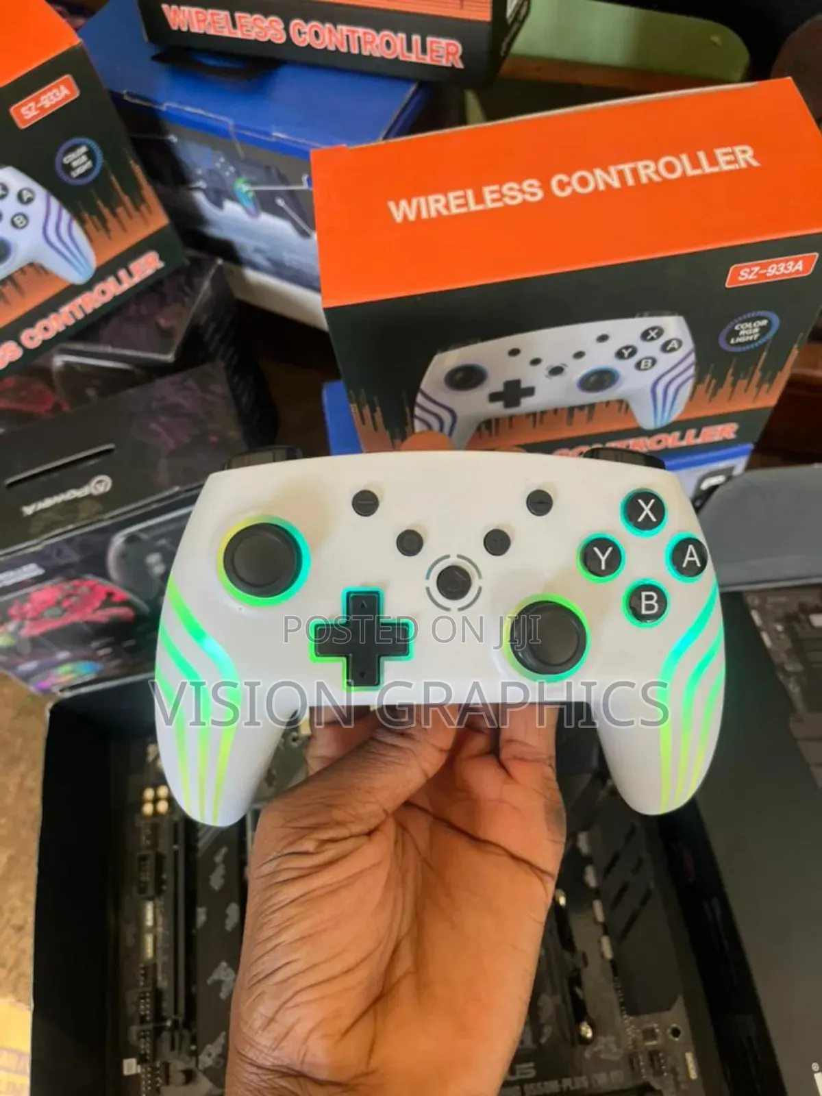 RGB Wireless Gampad for Nintendo Switch and Pc