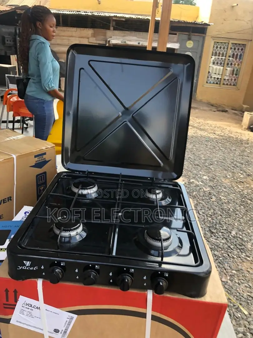 Yücel 4-Burner Tabletop Gas Cooker